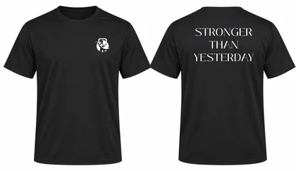 T-shirt in black, CS logo on the chest.
